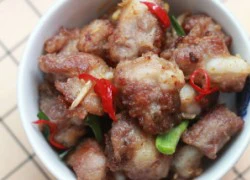 [Chế biến] - Sườn chiên