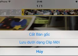 Chỉnh sửa video ngay trên iPhone/iPad