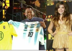 Con gái Maradona là con gái... Pele