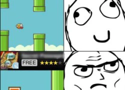 Cười sặc nước khi xem ảnh chế về trò chơi Flappy Bird