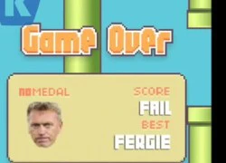 David Moyes bị chế thành Flappy Bird