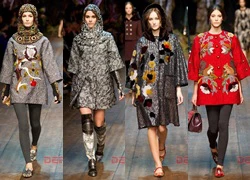 Dolce & Gabbana Fall 2014: Nghệ thuật đỉnh cao