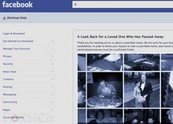 Facebook sẽ tôn trọng và tưởng niệm người dùng quá cố