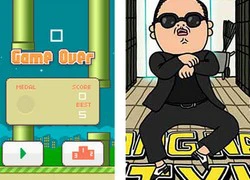 Flappy Bird nổi tiếng vượt Gangnam Style