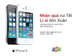 FPT lì xì đầu năm cho khách hàng mua iPhone chính hãng