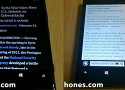 Hé lộ video trải nghiệm tính năng mới của IE 11 trên Windows Phone 8.1