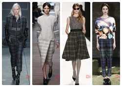 Họa tiết kẻ bùng nổ New York Fall 2014