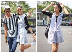 Hoàng Thùy, Quang Đại khoe street style chuẩn teen