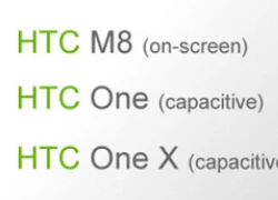 HTC M8 không còn 3 phím cảm ứng điện dung