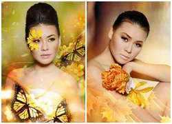 Kiểu make up sắc hoa của Kỳ Phương Uyên