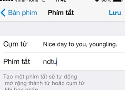 Mẹo gõ văn bản cực nhanh cho iPhone/iPad