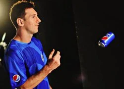 Messi tâng vỏ lon trong quảng cáo mới của Pepsi