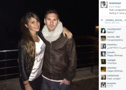 Messi tình tứ chúc mừng sinh nhật bạn gái