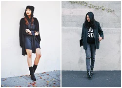 Mix đồ ngày rét buốt như street style các bạn trẻ thế giới