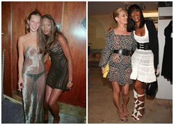 Naomi Campbell - Kate Moss hợp cạ thời trang