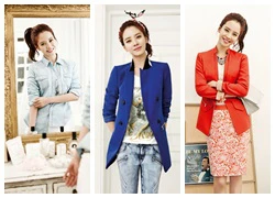 Phối hợp style mùa xuân đẹp như Song Ji Hyo