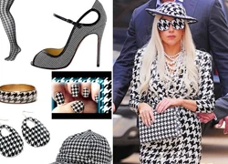 Style với trang phục họa tiết Houndstooth