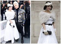 Taeyang và Lý Nhã Kỳ cùng tụ hội tại show của Chanel