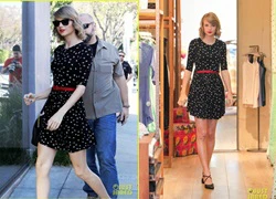 Taylor Swift khoe chân dài cuốn hút