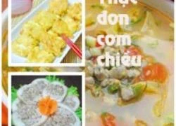 Thực đơn: Chân giò bó, canh hến chua