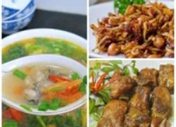 Thực đơn: Sườn xào chua ngọt, canh hàu