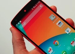 "Trên tay" Nexus 5 phiên bản đỏ của Google