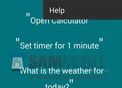 Trợ lý giọng nói Samsung S Voice lộ giao diện phẳng