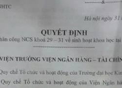 Xác minh vụ giảng viên tố cáo bị lãnh đạo trù dập không cho bảo vệ tiến sĩ