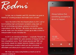 Xiaomi ra mắt Redmi, phiên bản quốc tế của Red Rice