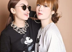 Yến Trang, Yến Nhi &#8220;chết mê&#8221; áo Mickey