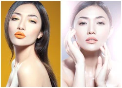 2 kiểu make up đối lập của Tina Tình