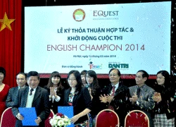 6,2 tỉ đồng giải thưởng cho cuộc thi English Champion 2014