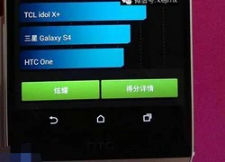 All New HTC One có điểm cấu hình cực cao