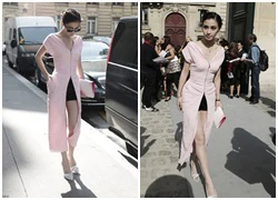 Angelababy mất điểm vì váy "bốc hơi" vòng một