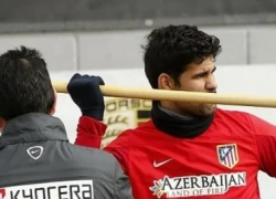 Bài tập có một không hai của Diego Costa trước trận Atletico-Real