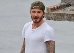 Beckham chân đất đá bóng tại Brazil