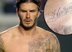 Beckham khoe khéo hình xăm Harper Seven trong video quảng cáo nước hoa