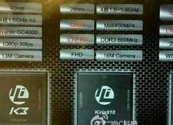 Benchmark SoC mới của Huawei vượt mặt Snapdragon 801