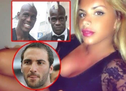 Bồ sao Inter qua đêm cùng anh em Balotelli và Higuain