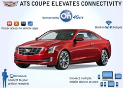 Cadillac ATS Coupe 2015 - mẫu xe đầu tiên trang bị OnStar 4G LTE