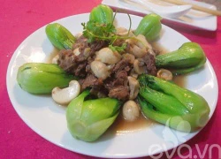 [Chế biến] &#8211; Cải chíp xào nạm bò