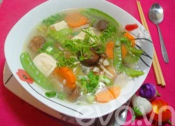 [Chế biến] - Canh nấm chay