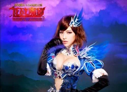 Coser ngực khủng quảng bá cho Lineage II Trung Quốc