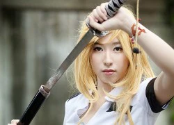 Cosplay lạ mắt của nữ game thủ Giáng Long Chi Kiếm