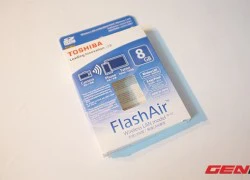 Dùng thử thẻ nhớ SD Toshiba FlashAir tích hợp kết nối Wi-Fi