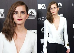 Emma Watson kém xinh vì trang điểm đậm, thả rông ngực