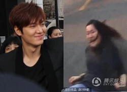 Fan cuồng vượt rào an ninh, ngã ra đường vì Lee Min Ho