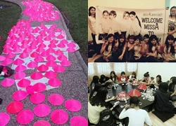 Fan Việt nô nức làm nón, tập hát đón 2PM, SNSD