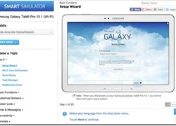 Giả lập sử dụng các thiết bị Samsung trên web