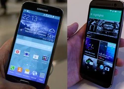 HTC One M8 đọ tài cùng Galaxy S5